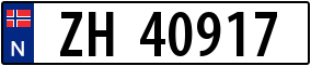 Truck License Plate